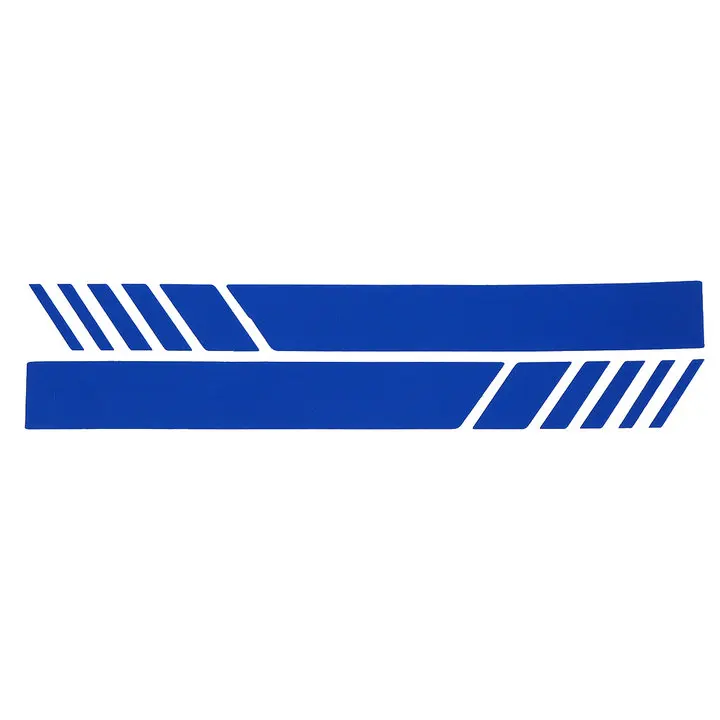 Yawlooc 1 пара DIY Наклейка для автомобиля Универсальная декоративная зеркало заднего вида наклейка s виниловая гоночная полоса наклейка для автомобиля Стайлинг - Color Name: Blue