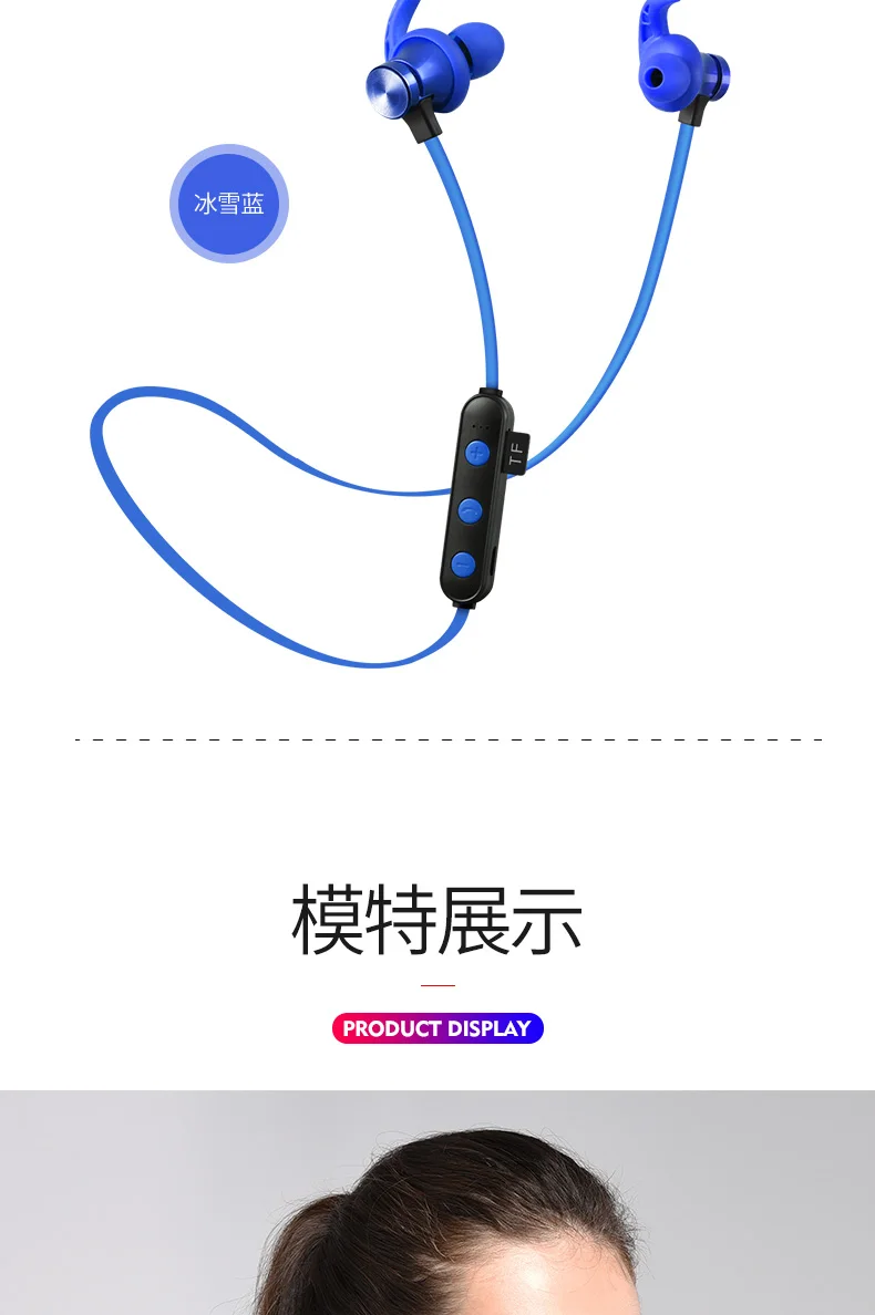 Спортивные Bluetooth наушники, беспроводные наушники, стерео Bluetooth 4,2, гарнитура, поддержка TF карты, MP3, с микрофоном для телефона, Kulaklik