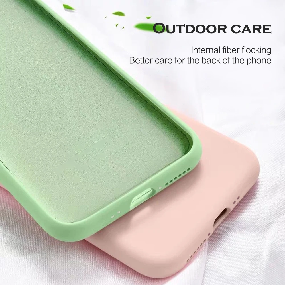 Чехол Oneplus 7 мягкий чехол из жидкого силикона для телефона задняя крышка pro