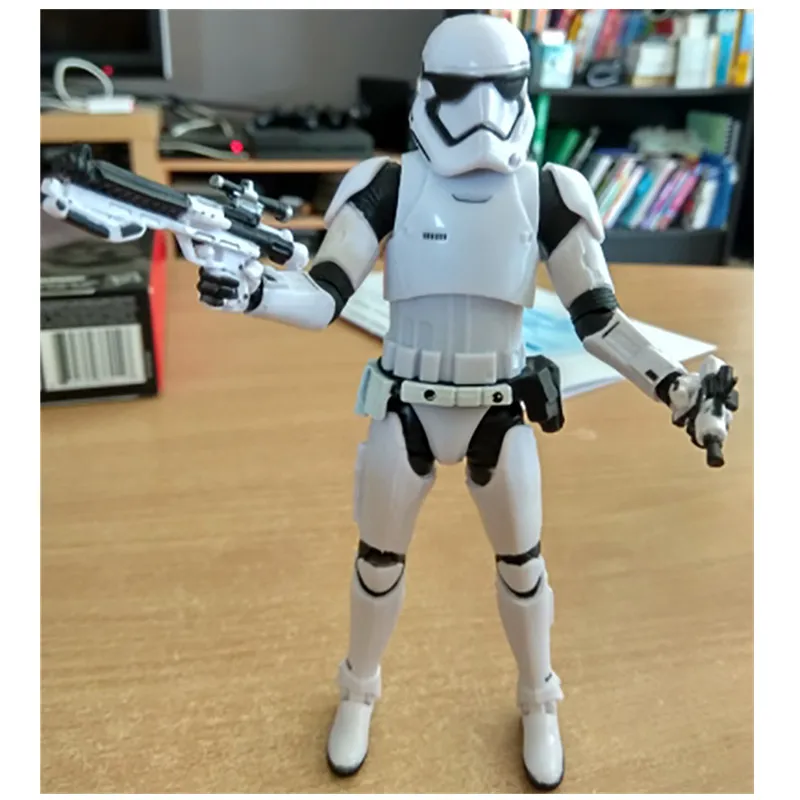Звездные войны черная серия фигурка Дарт Мол Вейдер фигурка Phasma ПВХ фигурка Коллекционная модель игрушки 17 см