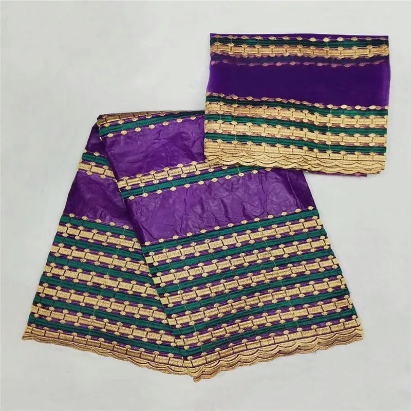 Новинка 5 ярдов жаккард 2018 лидер продаж Африканский вышитый Базен riche Getzner