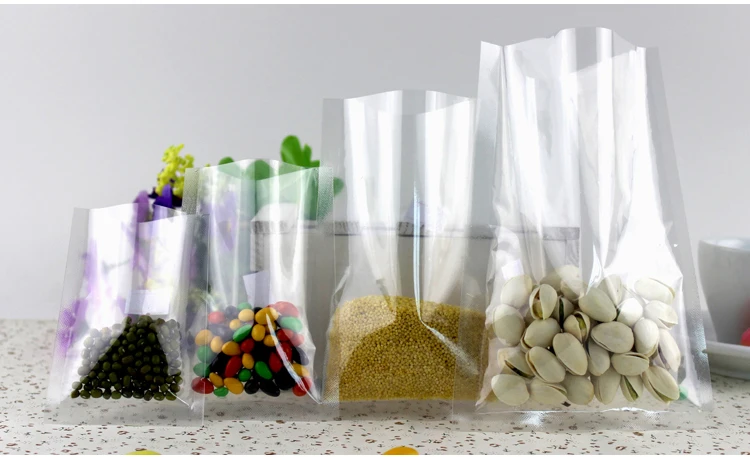 14*20cm Heat Seal Food Packaging Bag Transparent Bags Vacuum Storage Pouches Moist Barrier Plastic Package | Дом и сад