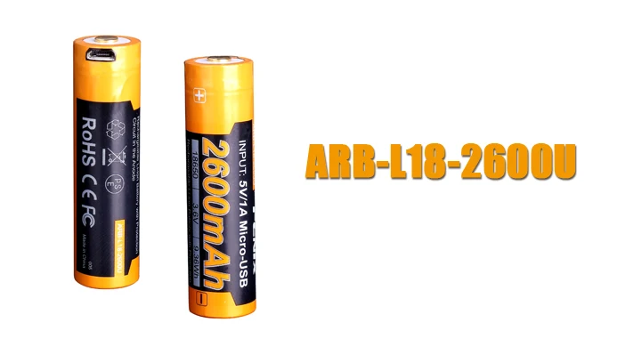 Fenix ARB L18 2600U USB Перезаряжаемый 2600mAh литий ионный аккумулятор|Портативные