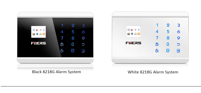 Fuers Android IOS APP 433 МГц датчик двойной сети GSM PSTN вызов ЖК умный дисплей+ сенсорная клавиатура домашняя охранная сигнализация