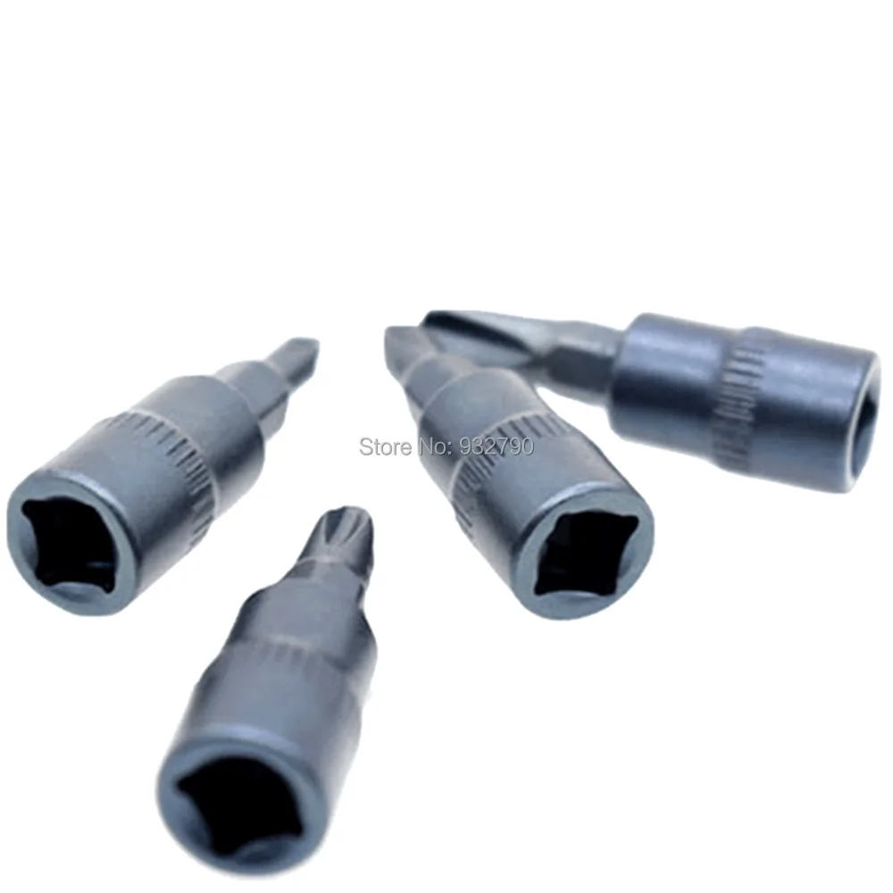4 шт. отвертка Philips Bit Sockets PH0 PH1 PH2 PH3 Набор отверток хромированных ванадиевых винтов