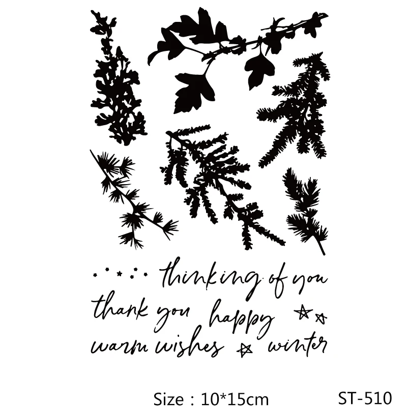 

AZSG Butterfly and tree Theme clear stamp scrapbook rubber stamp seal paper craft clear stamp card making