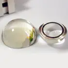 Pretty 70 мм 30 шт. прозрачный хрустальный шар резка стекла увеличительное стекло пресс-папье верхний полушар Хрустальный пресс