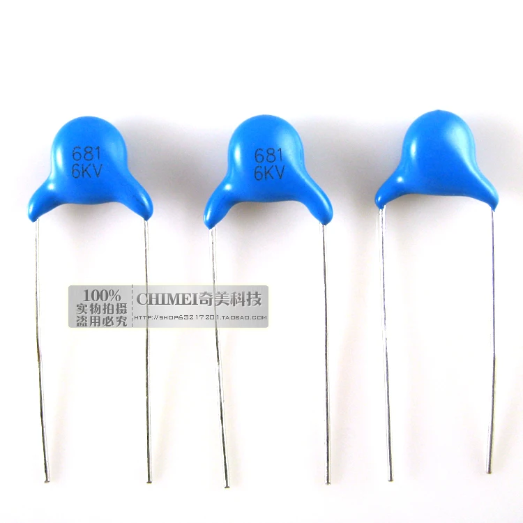 

High-voltage ceramic capacitor 6KV 681K capacitor used to eliminate high-frequency interference