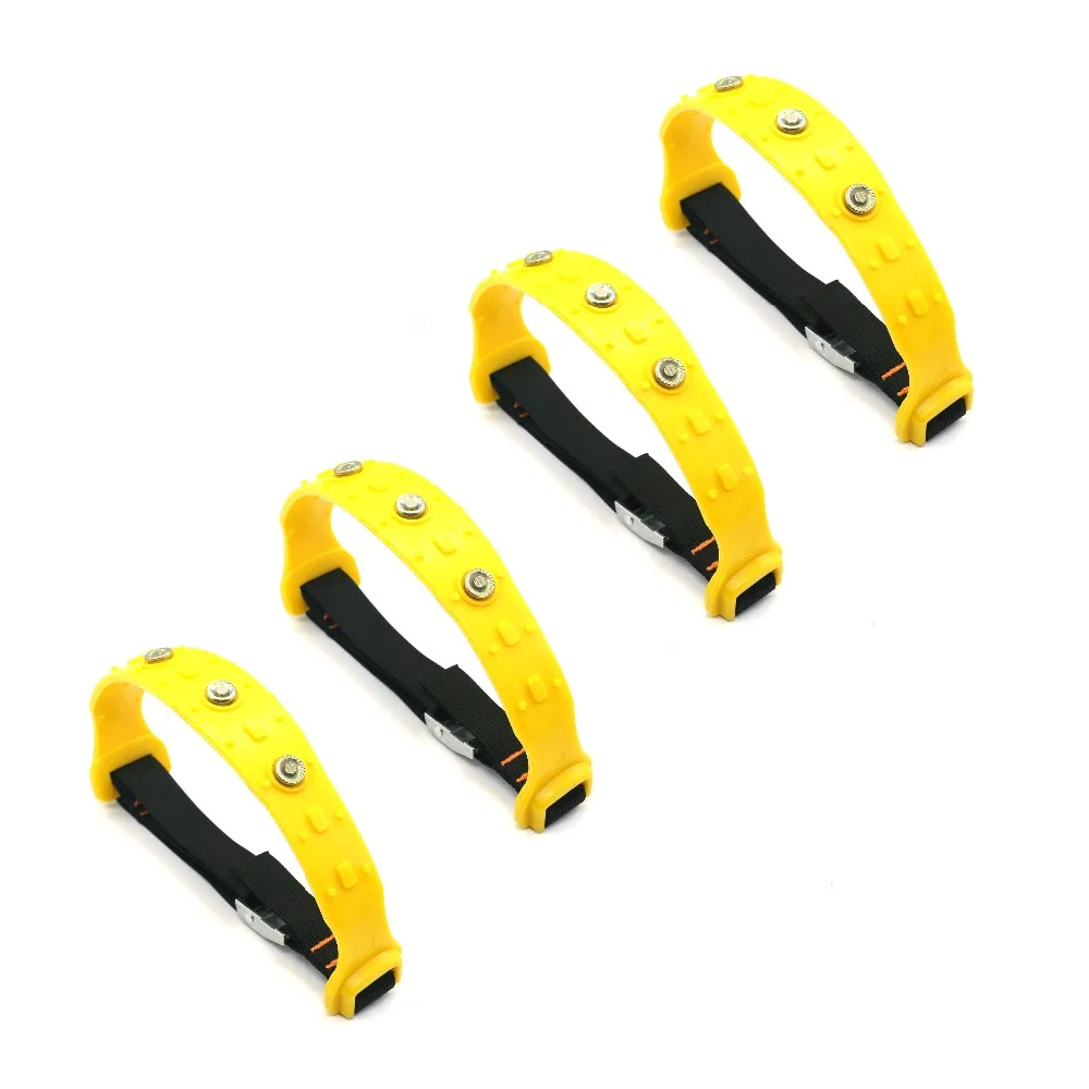 Новые 10 шт./лот 37x4.7 см Автомобильные цепи для снега на шины из говяжьего сухожилия для колес Фургона Антискользящие TPU DHL Быстрая доставка.