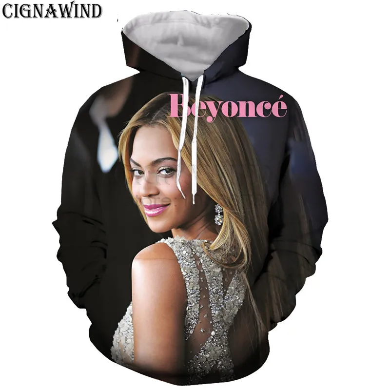 Мода хип хоп поп queen Beyonce Толстовка для мужчин/для женщин 3D толстовки с капюшоном, с принтом; толстовки одежда с длинным рукавом Harajuku стиль уличная топы корректирующие