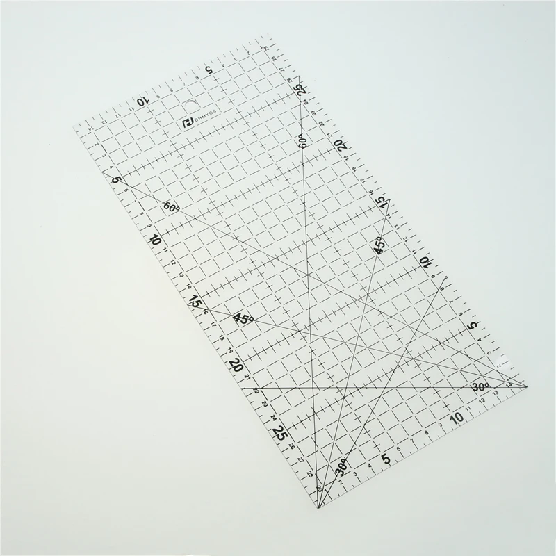 1 шт. линейка для стёганых изделий 30 х15 см|transparent ruler|patchwork rulerpatchwork ruler quilting |