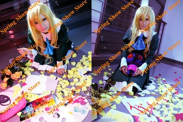 IB Heroine Mary Длинное Зеленое Платье Аниме униформа косплей костюм|cosplay costume|anime