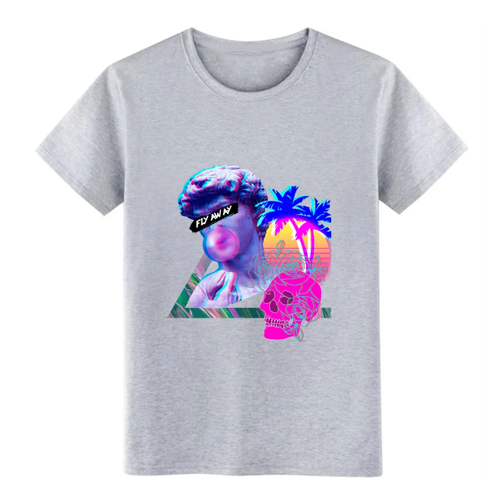 Эстетическая футболка Vaporwave Fly Away в стиле ретро Synthwave 80 s для создания большие