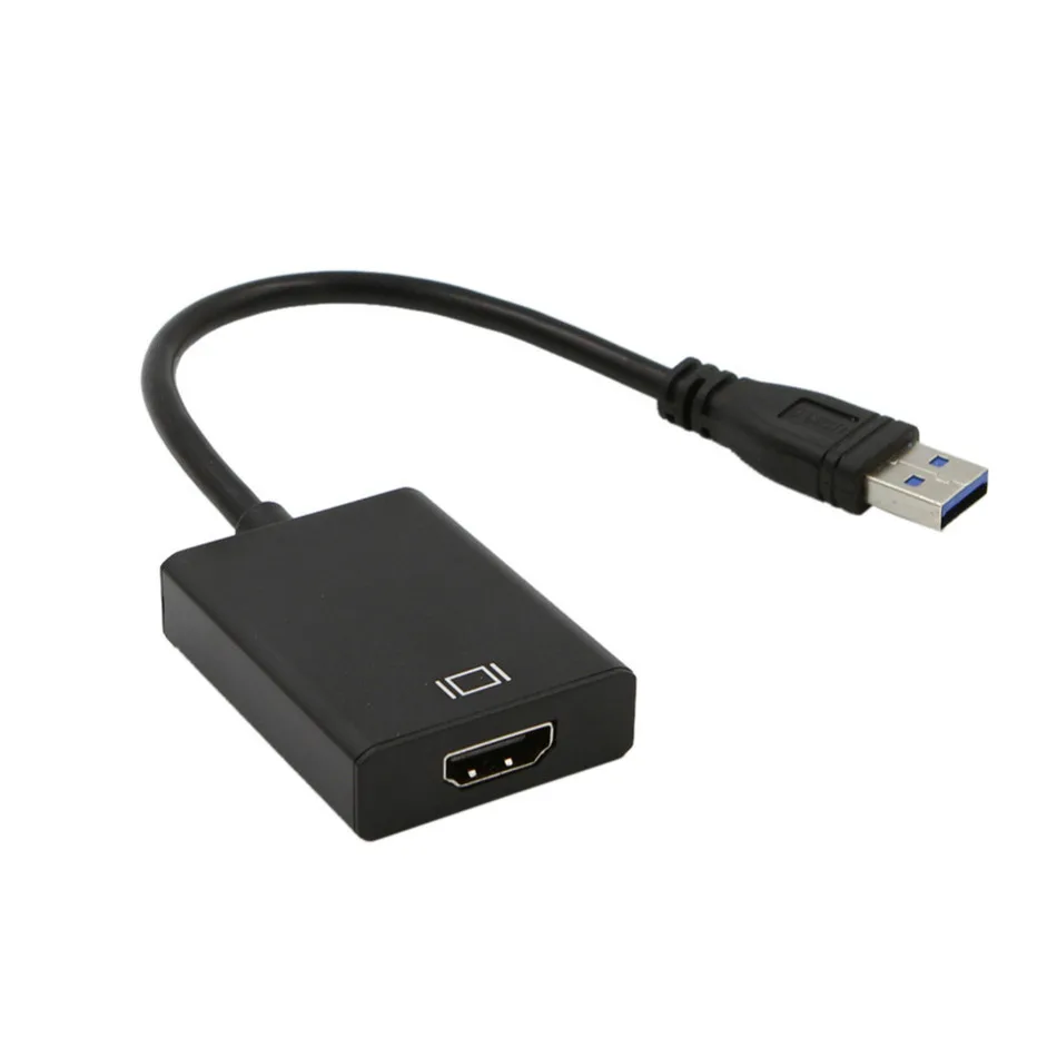 Универсальный портативный адаптер для видеокабеля USB 3 0 в HDMI HD 1080P конвертер ПК