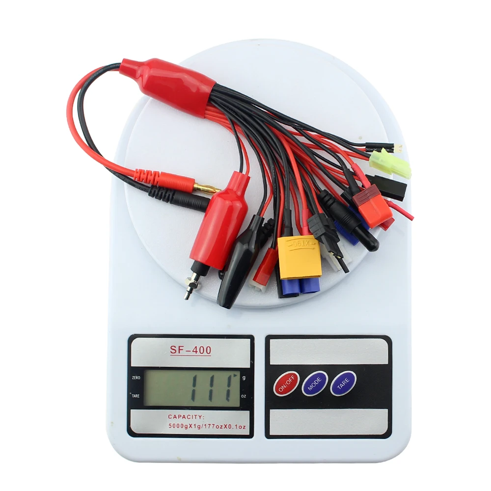 Adaptador de corriente multifunci&oacute;n 19 en 1, con conectores multienchufe, Cable de plomo, cuadric&oacute;ptero RC, pieza de Drones para coche-4