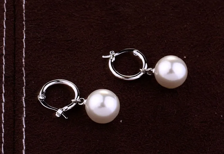 Женские серьги подвески Wite золотого цвета с имитацией жемчуга|earrings for|dropping earrings for
