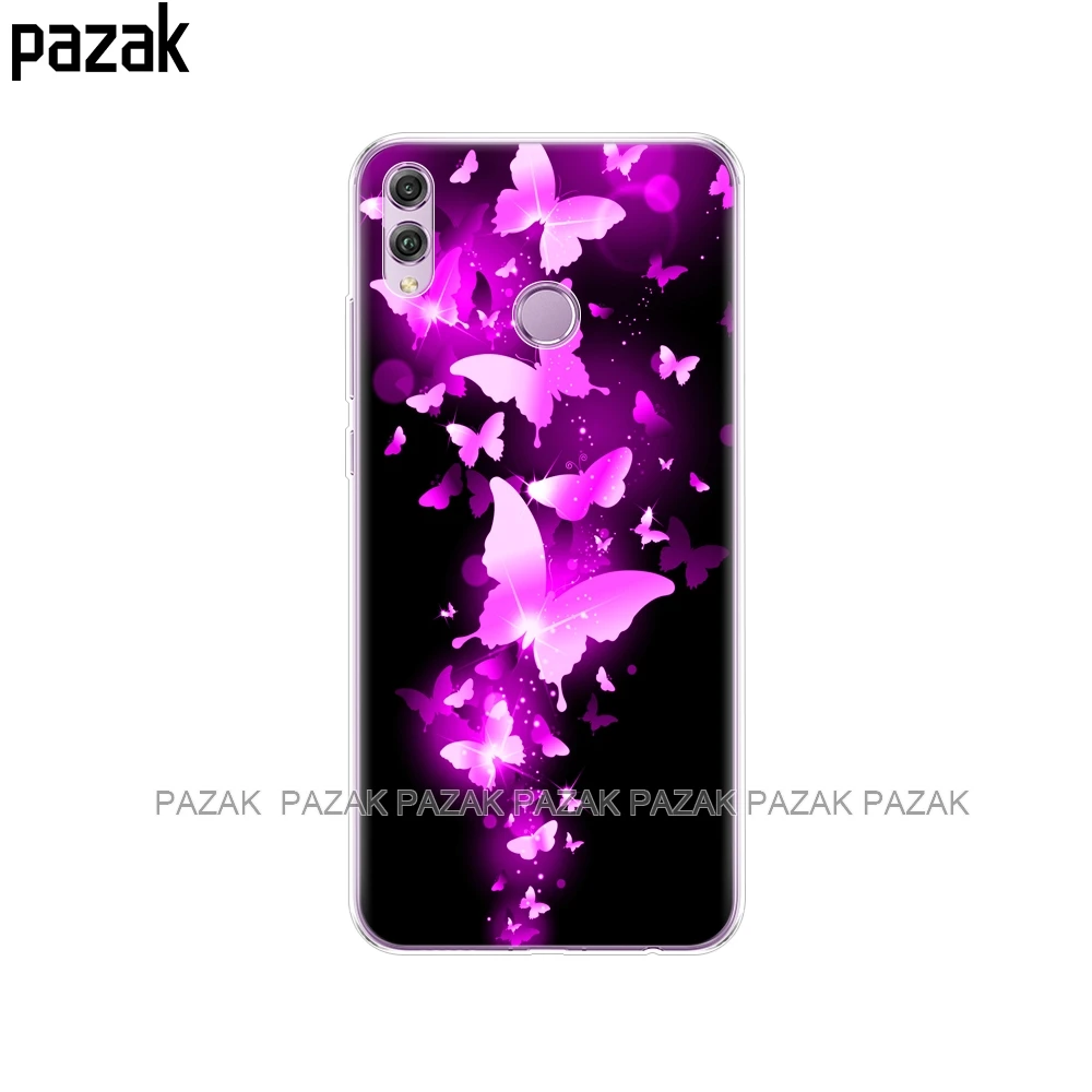 61365 Силиконовый чехол для huawei honor 8x, чехол 6,5 дюйма, мягкая задняя крышка из ТПУ для huawei honor 8x, защитный чехол для телефона, чехол, сумки с рисунком - Цвет: 61365