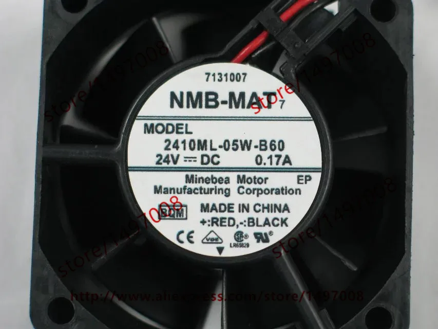 NMB MAT 2410ML 05W B60 BQM DC 24V 0.17A 60X60X25mm Сервер вентилятор охлаждения|square fan|server fandc 24v fan |