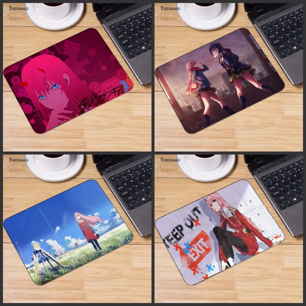 Yuzuoan пользовательские кожи Дарлинг в FRANXX АНИМЕ DIY дизайн игры стол коврик