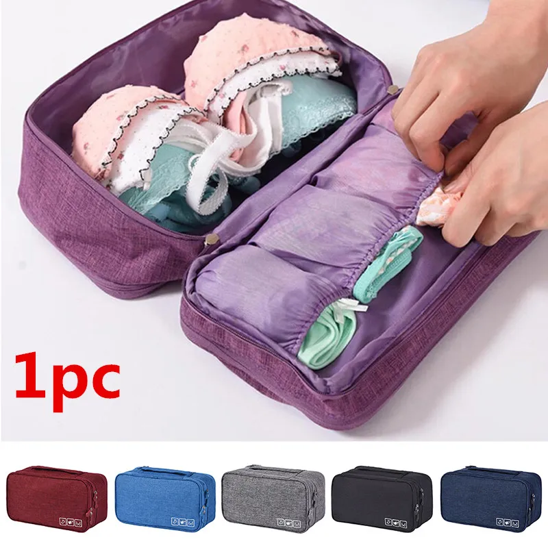 

Portable Travel Accessories Bra Bag Brassiere Underwear Underclothes Clothing Sock Organizers Packing Boxes