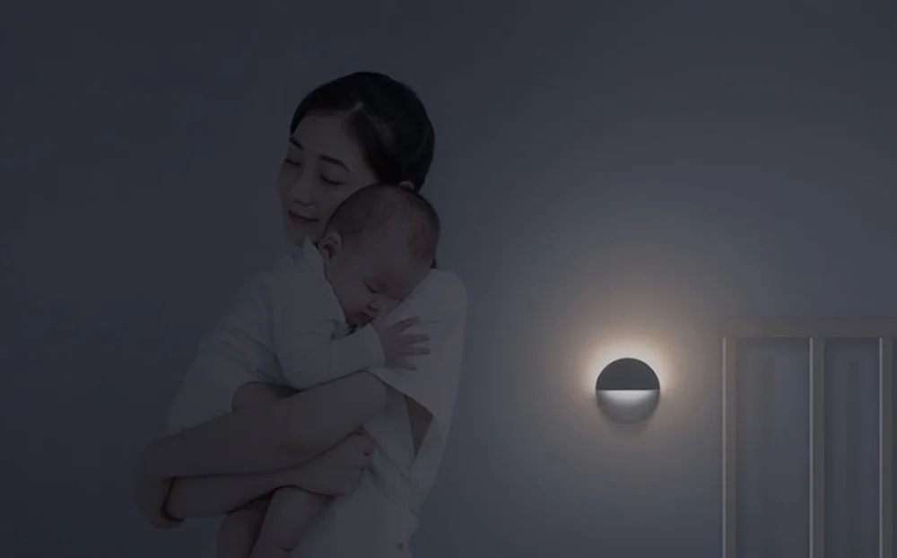 Xiao mi jia светодиодный Bluetooth Ночной светильник с датчиком движения, Ночной светильник, мульти-светильник, умный светодиодный светильник для работы с mi home APP