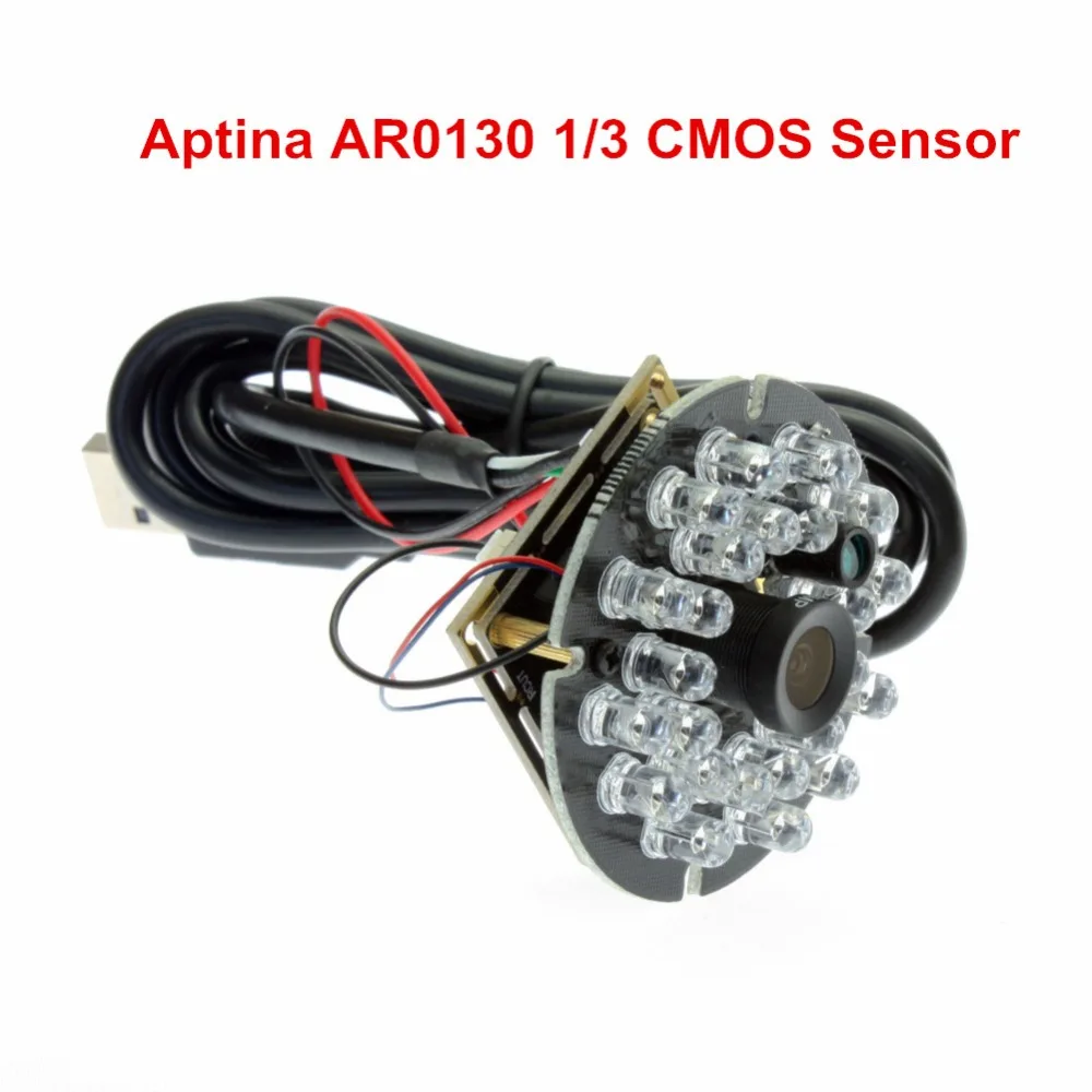 Инфракрасная камера ночного видения 1 3mp HD cmos AR0130 MJPEG 30pfs инфракрасная usb android для atm