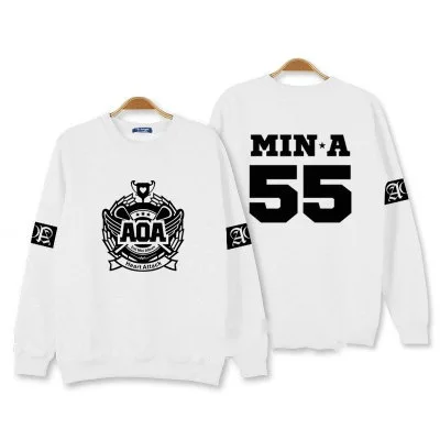 AOA JIMIN альбом с сердечным приступом окружающий Jin Xuexuan мужские и женские свитшоты