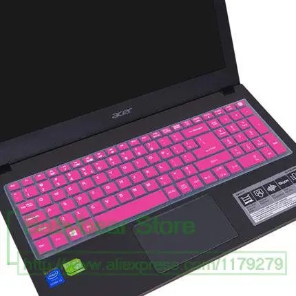 rose 15,6 15 дюймов силиконовая клавиатура протектор кожного покрова для acer Aspire 5 A515 A515-15 A515-15G E5-523G E5-576G E5 523G 575G 576G - Цвет: rose