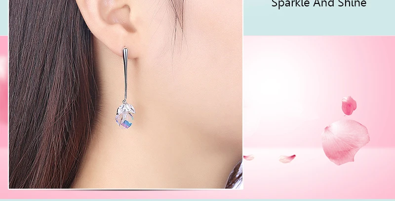 Новые асимметричные ювелирные изделия из кристаллов Swarovski, висячие серьги для женщин, настоящее Серебро S925 пробы, свадебные подарки