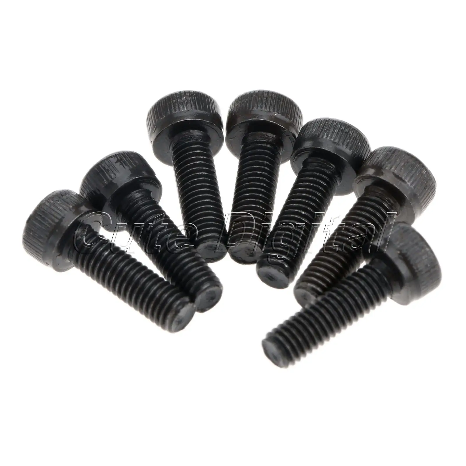 50Pcs M3 x10mm Black Allen Hexagon Repair Screw Hex Socket Head Screws Metal Fasteners Bolts Wooden Box Accessories Wholesale |