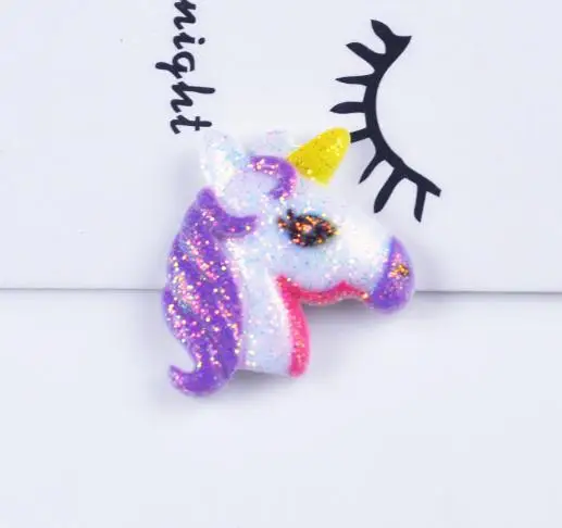 3style Kawaii Trendy Small handicraft 100pcs Flatback Resin unicorn DIY decoration Center Crafts resin Scrapbooking materials | Дом и сад