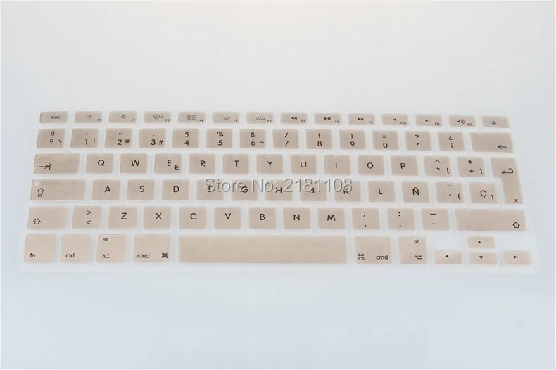 Чехол для клавиатуры с испанской раскладкой SP 2 шт./лот кожаная пленка MACBOOK PRO AIR