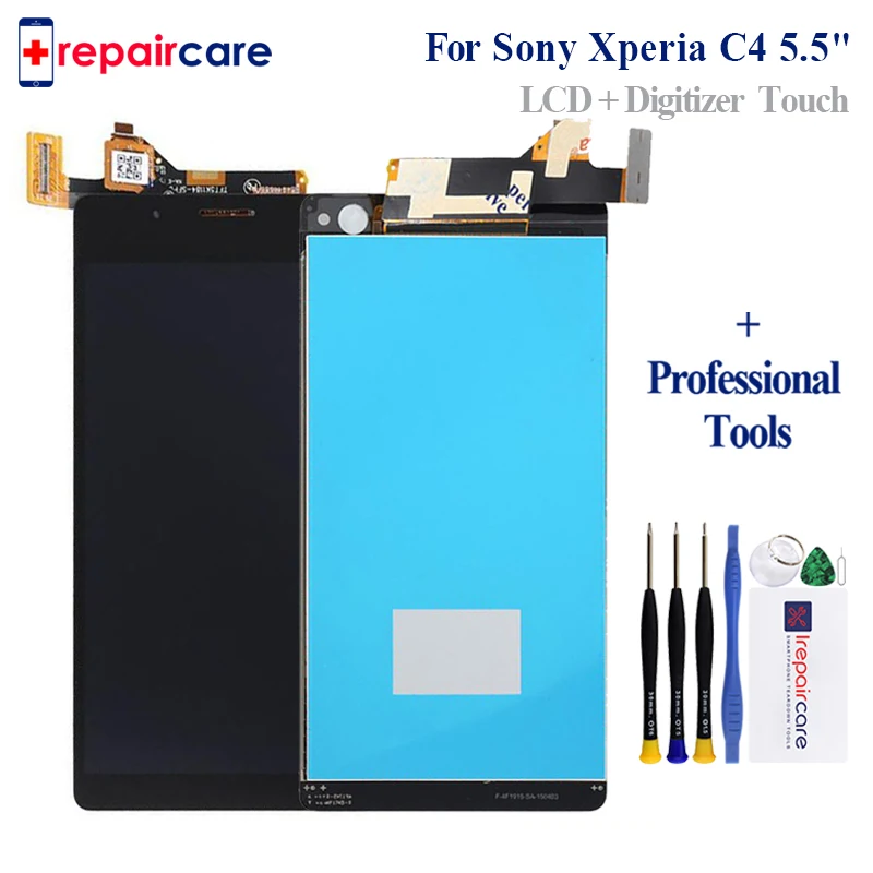 

5.5" Original LCD For SONY Xperia C4 Display Touch Screen with Frame For SONY Xperia C4 LCD Display Dual E5303 E5353 E5333