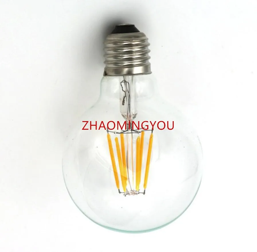Винтажная светодиодная лампочка эдисона YOU LED E27 G80 4 Вт 6 8 ac110в 220 В диммер luminaria