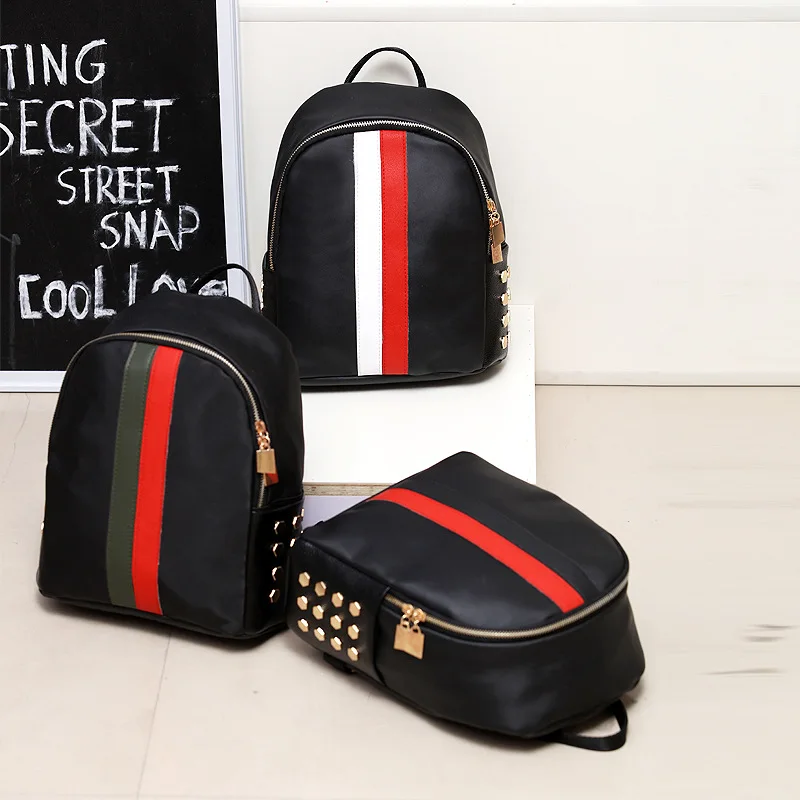 Двойная сумка на плечо для женщин 2019 новая ткань Оксфорд отдыха модный рюкзак