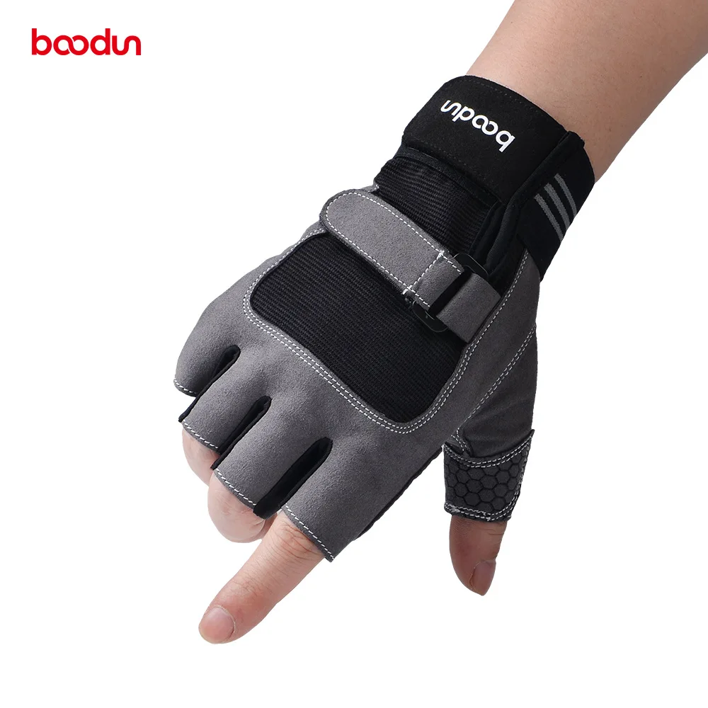 Женские и мужские спортивные перчатки Boodun Дышащие Перчатки для фитнеса