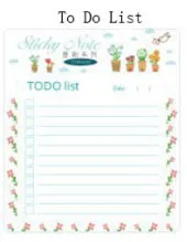 To do list Мульти-липкий блокнот для заметок, блокнот для рукоделия, для записей, для школы, офиса, канцелярские принадлежности, P. S. Todo, список для обучения, этикетка, сделай сам, блокнот, планировщик, заметка - Цвет: To do list