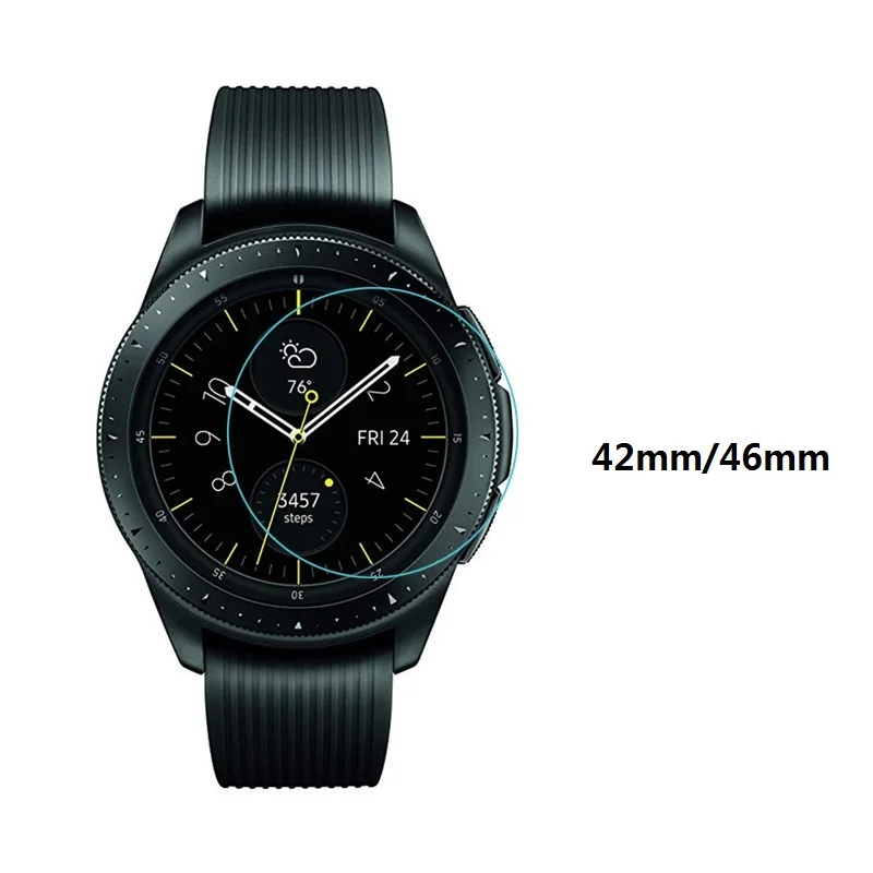 42mm 46mm New Tempered Glass Ultra-thin Clear Film For Samsung Galaxy Watch Screen Protector Free shipping | Электроника