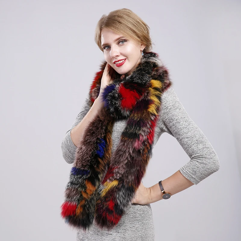 Шарф из натурального меха лисы 200 см/100 см|genuine fur scarf|fur scarfscarf women |