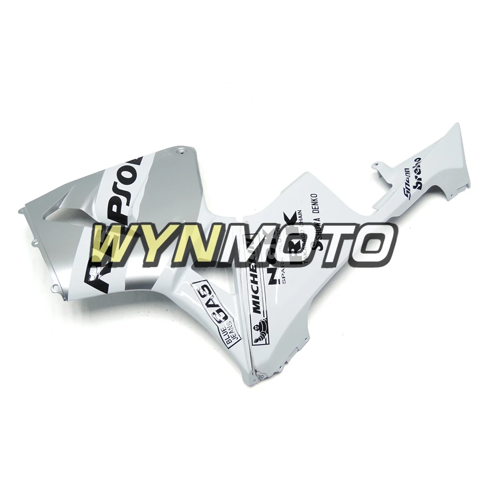Полностью из АБС пластика для впрыска обтекателей CBR600RR F5 2005 2006 05 06 мотоцикл белый