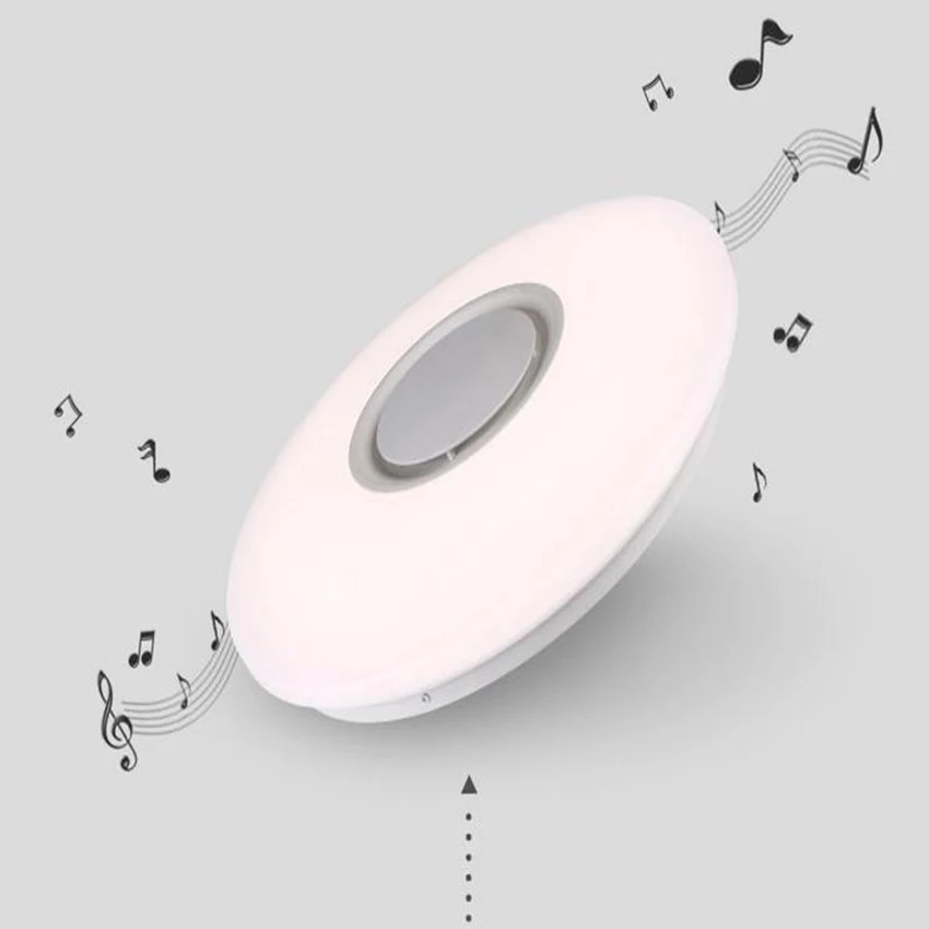 Bluetooth музыкальный светодиодный потолочный светильник для смартфона с
