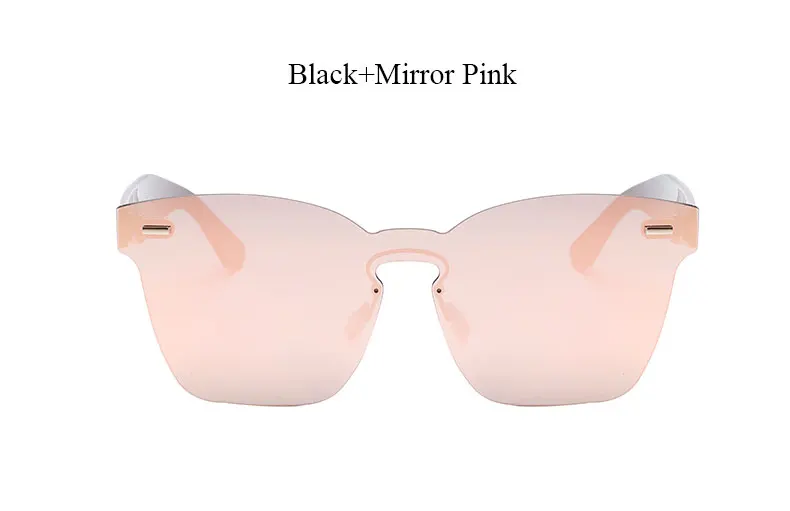 VictoryLip Transparent Sun Glasses women Sunglasses Gradient elegant Optics Rimless Lady New Oversized Party Brand Designer | Аксессуары