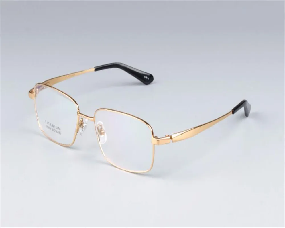 Мужские очки для чтения EYELOOK в деловом стиле полностью титановые модные