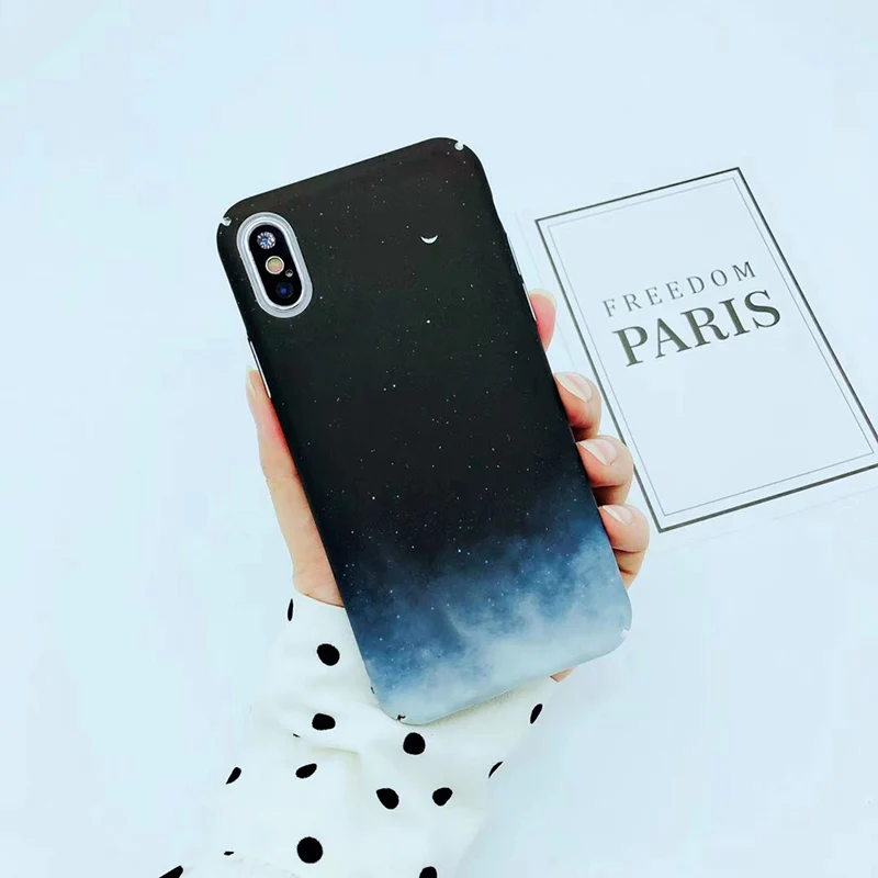 Жесткий чехол s для huawei P30 P20 P10 mate 20 Pro Lite звездное небо Матовый PC чехол для Honor 8X9 10Lite V10 Nova 3 3i 3e 4 4e
