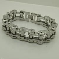 20mm width 150 7g motorcycle bike chain menboys stainless steel bracelet men jewelry bangles punk 4 width available