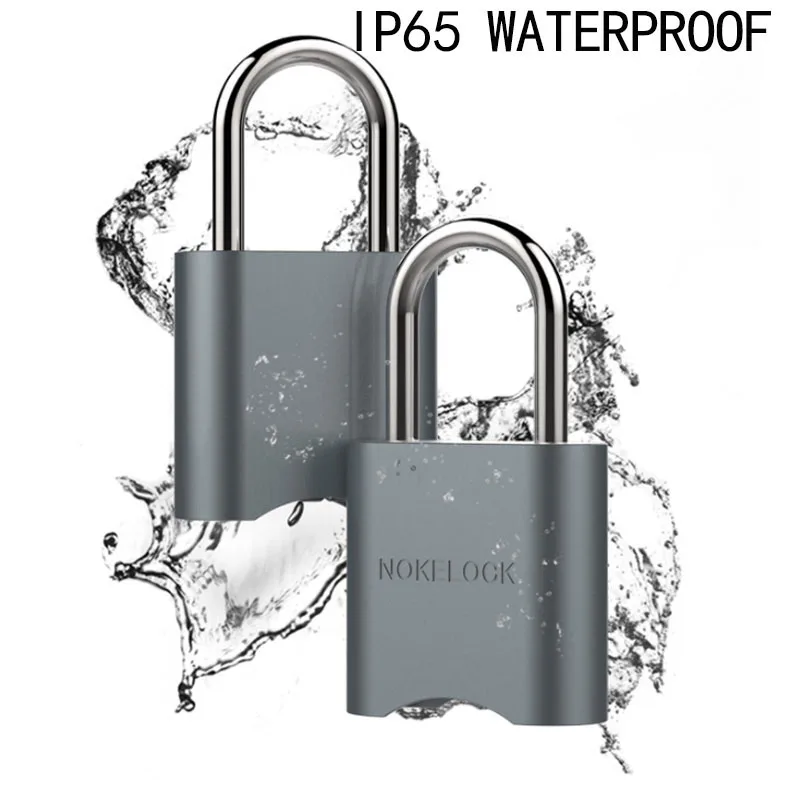 Nokelock Умный Замок Bluetooth приложение Пароль замок IP65 Водонепроницаемый Открытый электронные замки без ключа Противоугонный небольшой дверной замок