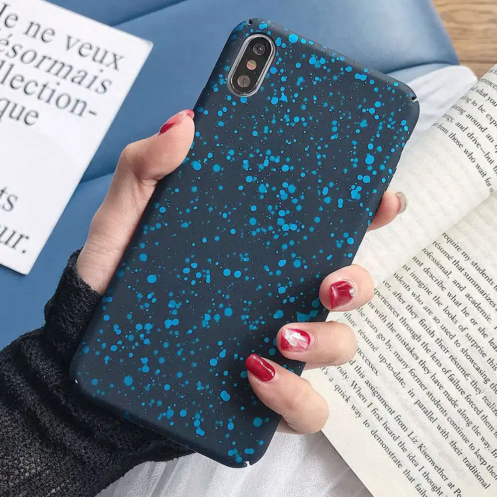 Жесткий чехол KISSCASE Spot для iPhone 7 XR XS Max X Funda 5S 5 6 Plus 6S 8 Capinha |