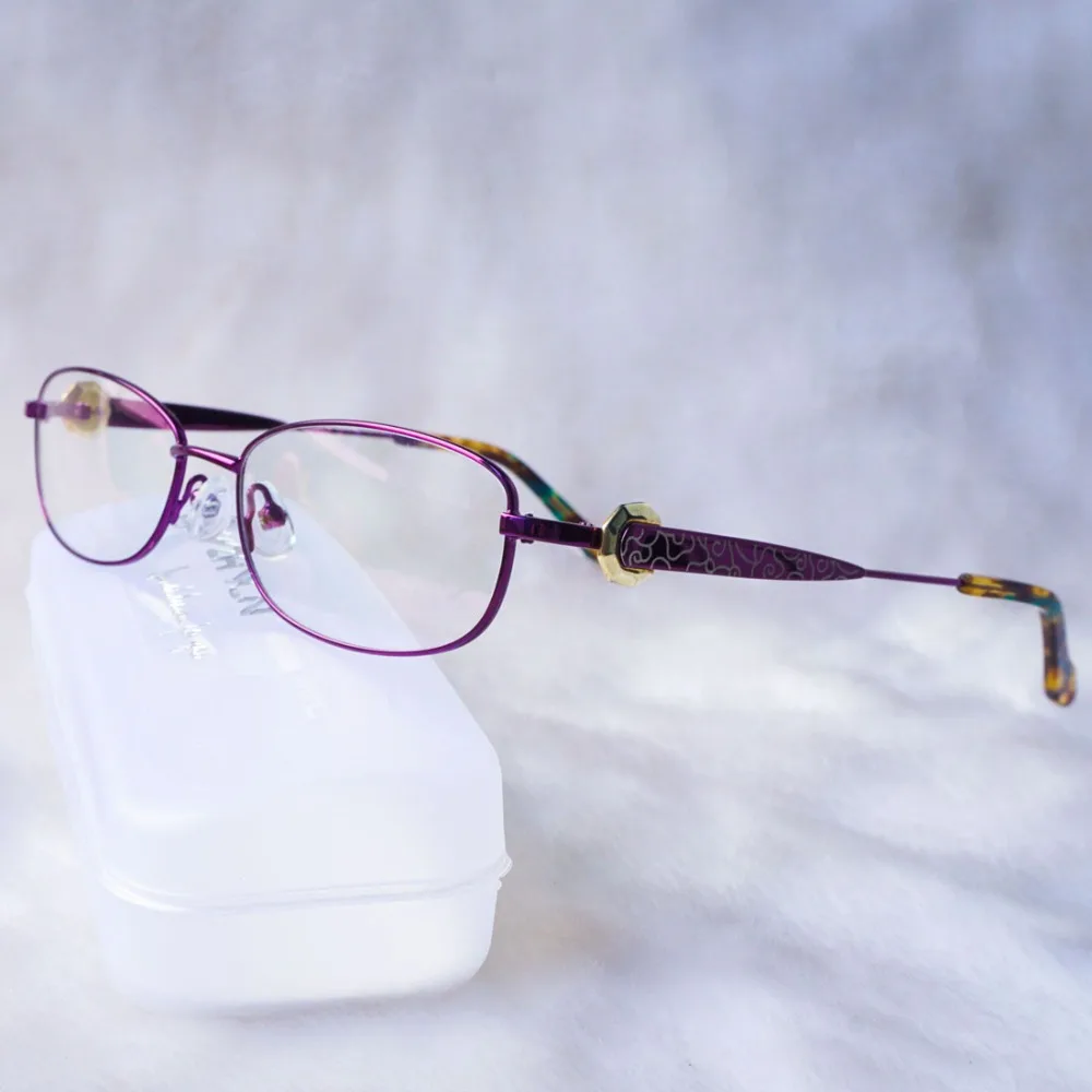 2017 женские очки в ретро стиле оправа для очков прозрачные линзы сплав роскошные