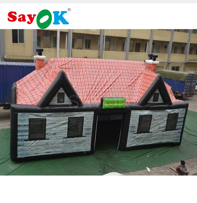 Online 10x5x5m Outoor Riesen PVC Aufblasbare Pub Zelt Aufblasbare Irish Bar Zelt Für Party-Event