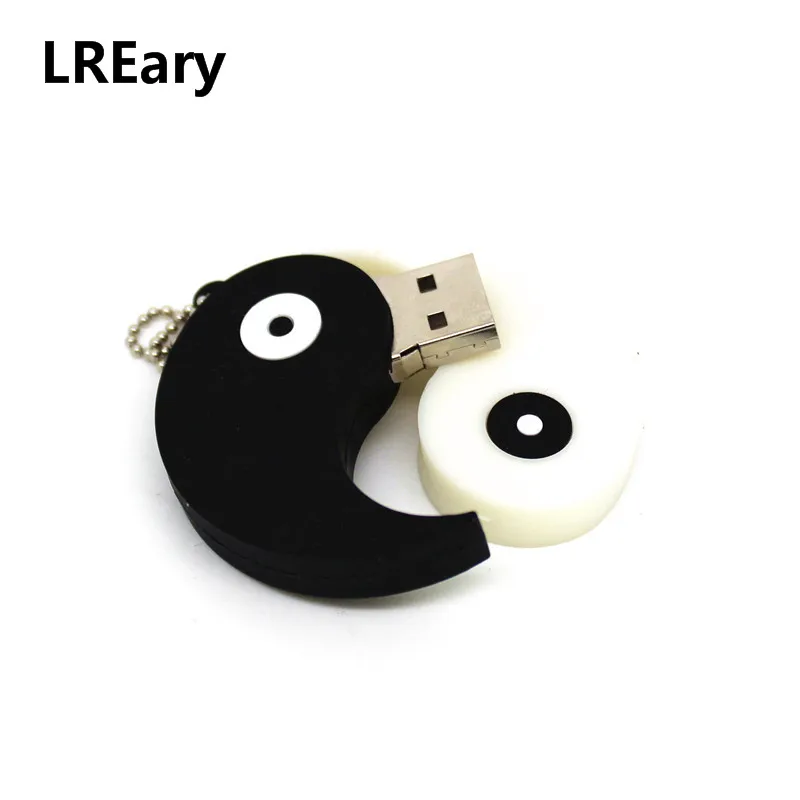 cartoon Black White eight trigrams Tai Chi usb flash drive disk memoria stick Pen pendrive 4gb 8gb 16gb 32gb mini PC gift | Компьютеры и